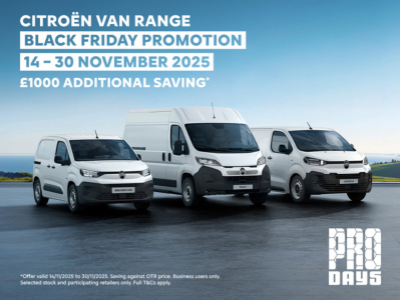 T Wall Citroën Announces LCV Event with £1,000 Savings and Free Charger