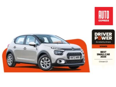 Citroën C3 Named Best Small Car in 2025 Driver Power Survey