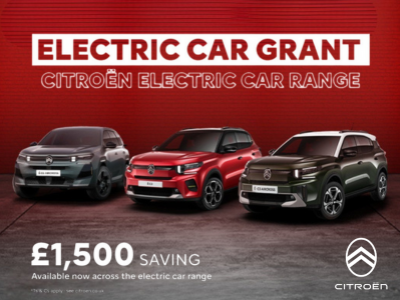 Citroën Leads the Way with New Electric Car Grant, Making EVs More Affordable Than Ever