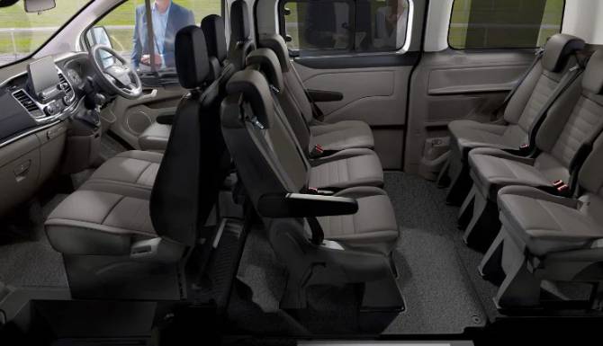 Ford Tourneo Custom Seating