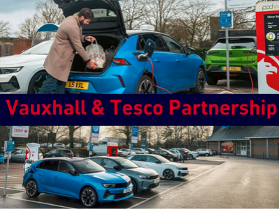 Vauxhall Partners with Tesco to Offer £500 Charging Credit for Electric Vehicle Owners