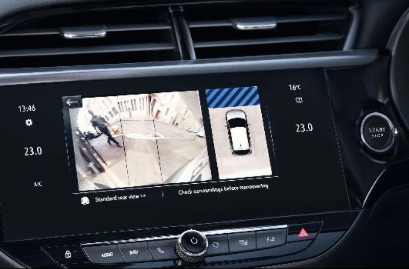 Panoramic Rear View Camera https://www.twall.co.uk/assets/media/vauxhallelectriccorsareversingcamera.jpeg