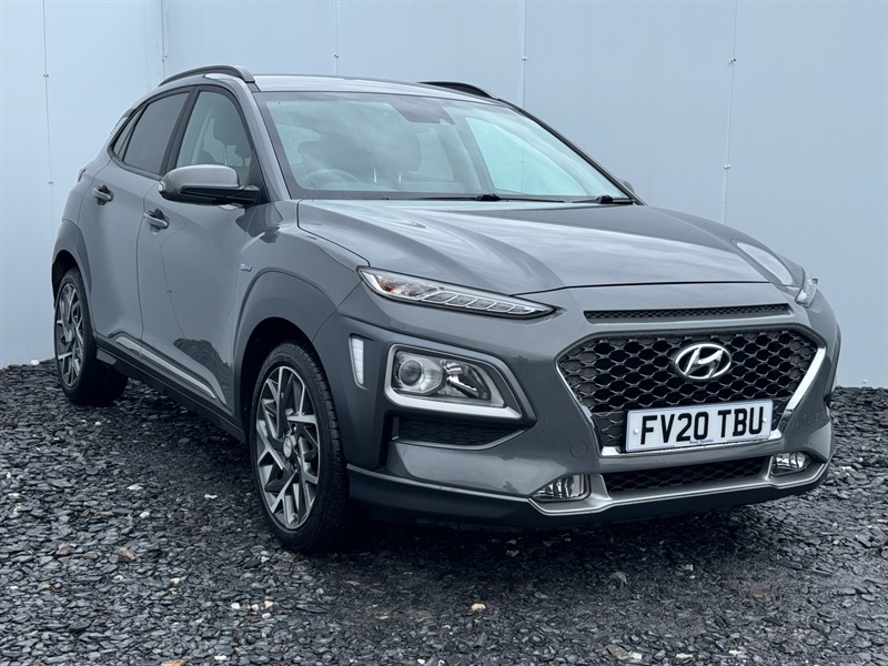 Grey 2020 Hyundai Kona Hatchback Front-wheel drive 